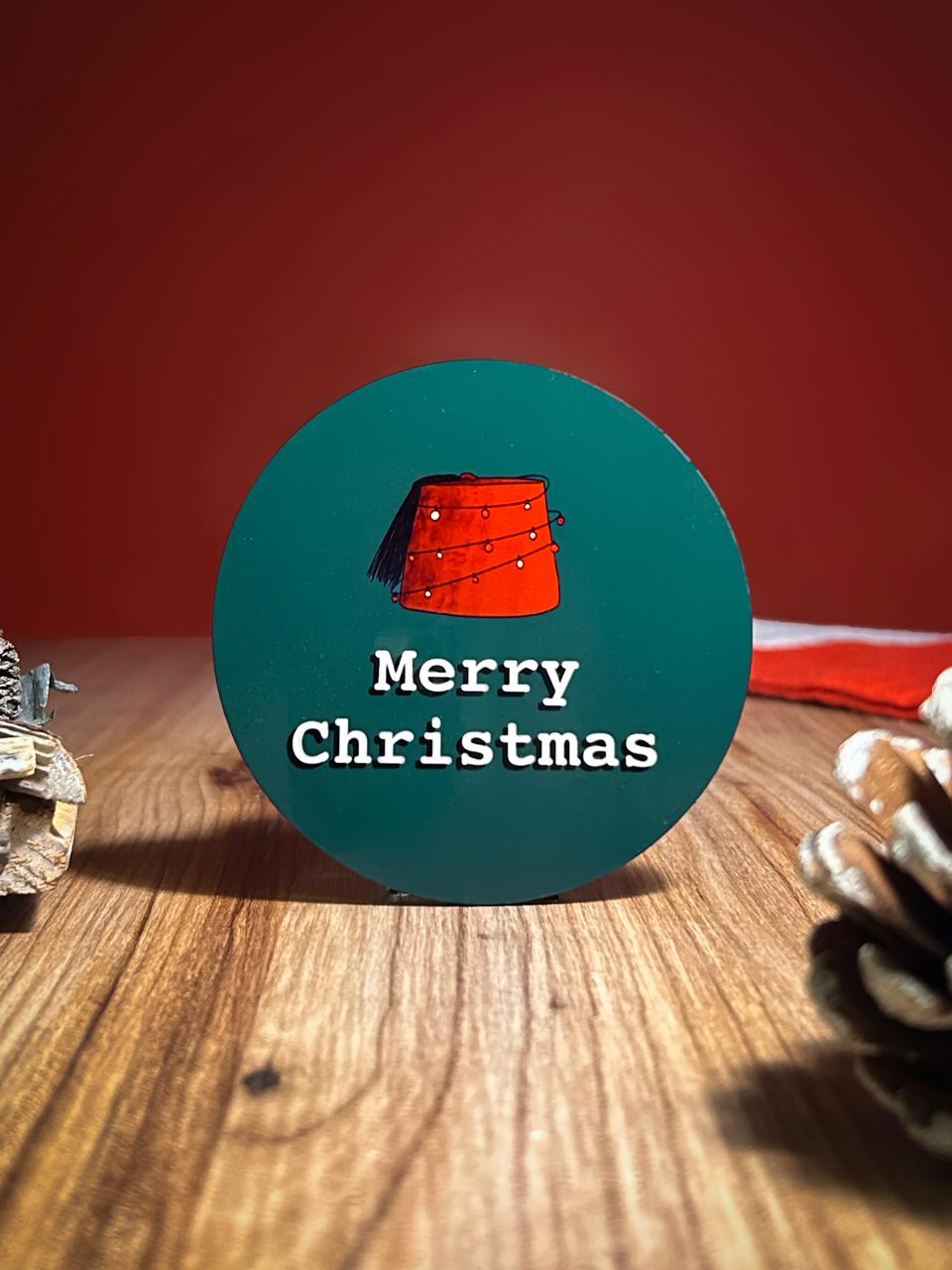 Christmas Tarbouch Coaster