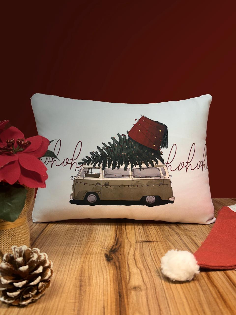Chritsmas Van Pillow Cover
