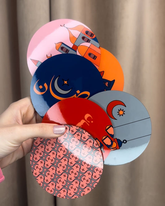 Ramadan Coasters – Set of 6
